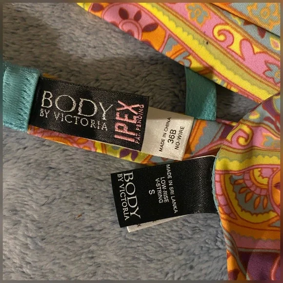 Vintage Body IPEX by Victoria’s Secret Bra Panties Set Beaded Sequins - Picture 10 of 10